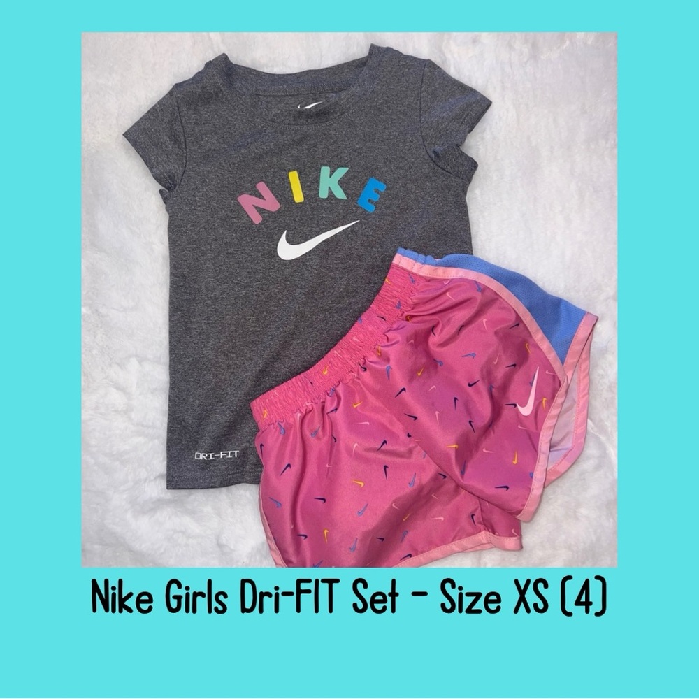 Nike Girls Dri-FIT Set – Size XS (4)
